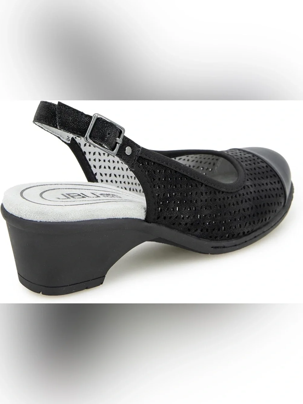 JBU Women's Mara Slingbacks Black Dress Pumps Size 8.5